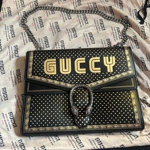 COPY - Gucci Dionysus Sega Moon Stars Shoulder Bag in Black